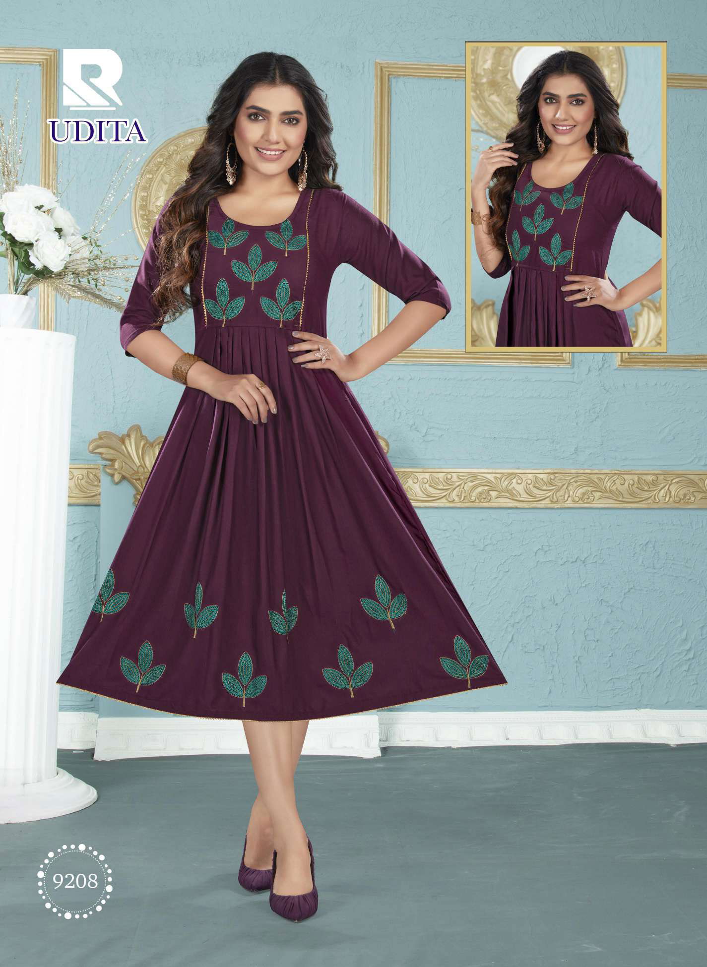 Raashi Udita Regular Wear Wholesale Anarkali Kurtis Catalog
